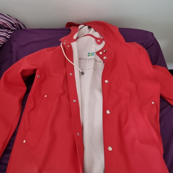 Sutterheim Red Raincoat - Picture 2 of 2